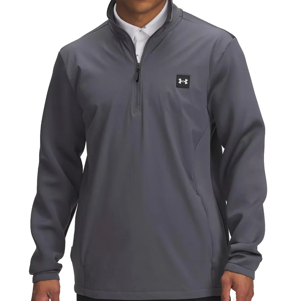 Under Armour Drive Pro Storm Hybrid 1/4 Zip - Castlerock/Metallic Silver Black Friday Sale Walk Tall