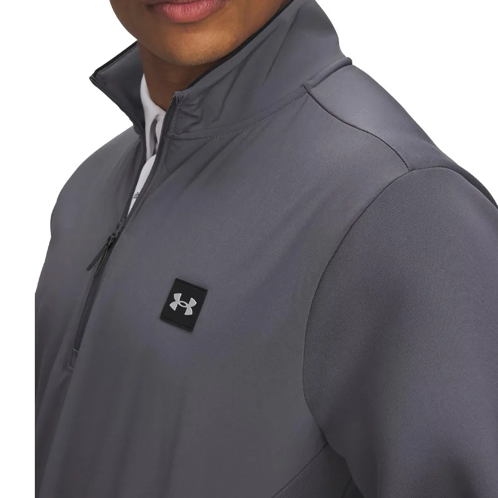 Christmas Eve Sale Under Armour Drive Pro Storm Hybrid 1/4 Zip - Castlerock/Metallic Silver