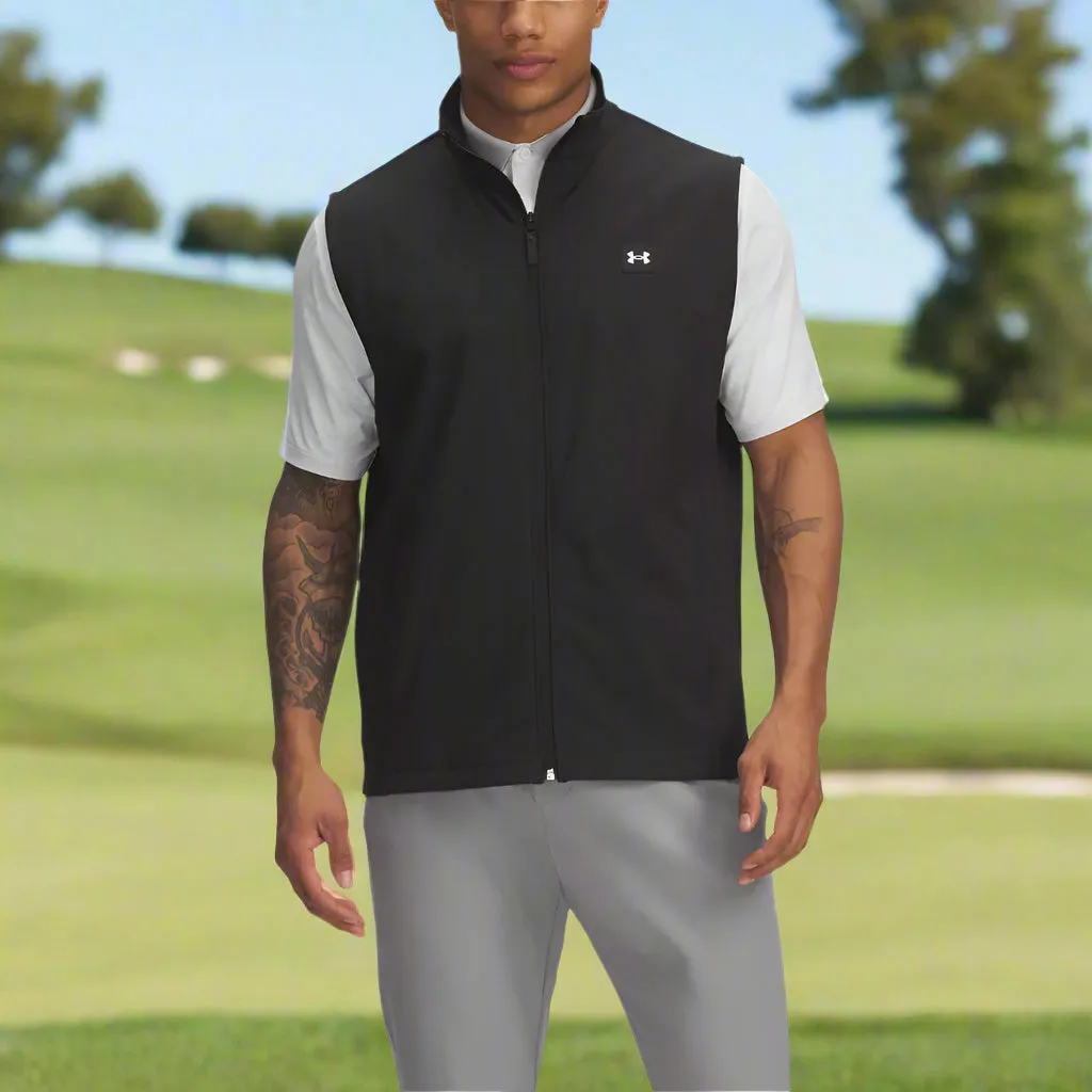 Under Armour Drive Pro Storm Hybrid Gilet - Black/Metallic Silver Game-Changer Footwear Halloween Sale