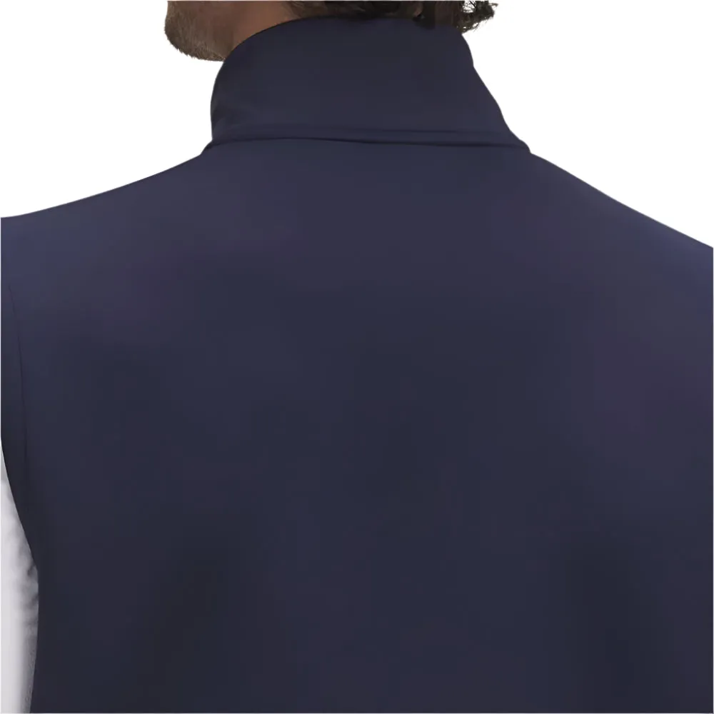 Mother's Day Sale Under Armour Drive Pro Storm Hybrid Gilet - Midnight Navy/Metallic Silver