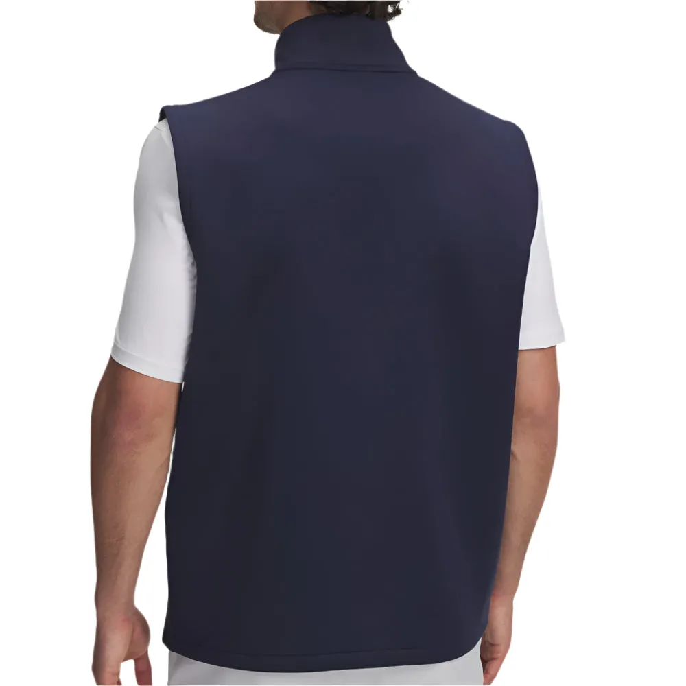 Under Armour Drive Pro Storm Hybrid Gilet - Midnight Navy/Metallic Silver Keep Going Strong Back To School Sale