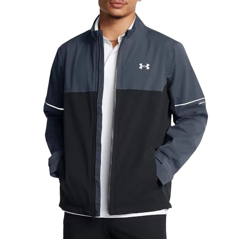 Footwear for the Fearless Walk Loud Under Armour Drive Rain Waterproof Jacket - Downpour Grey/Black