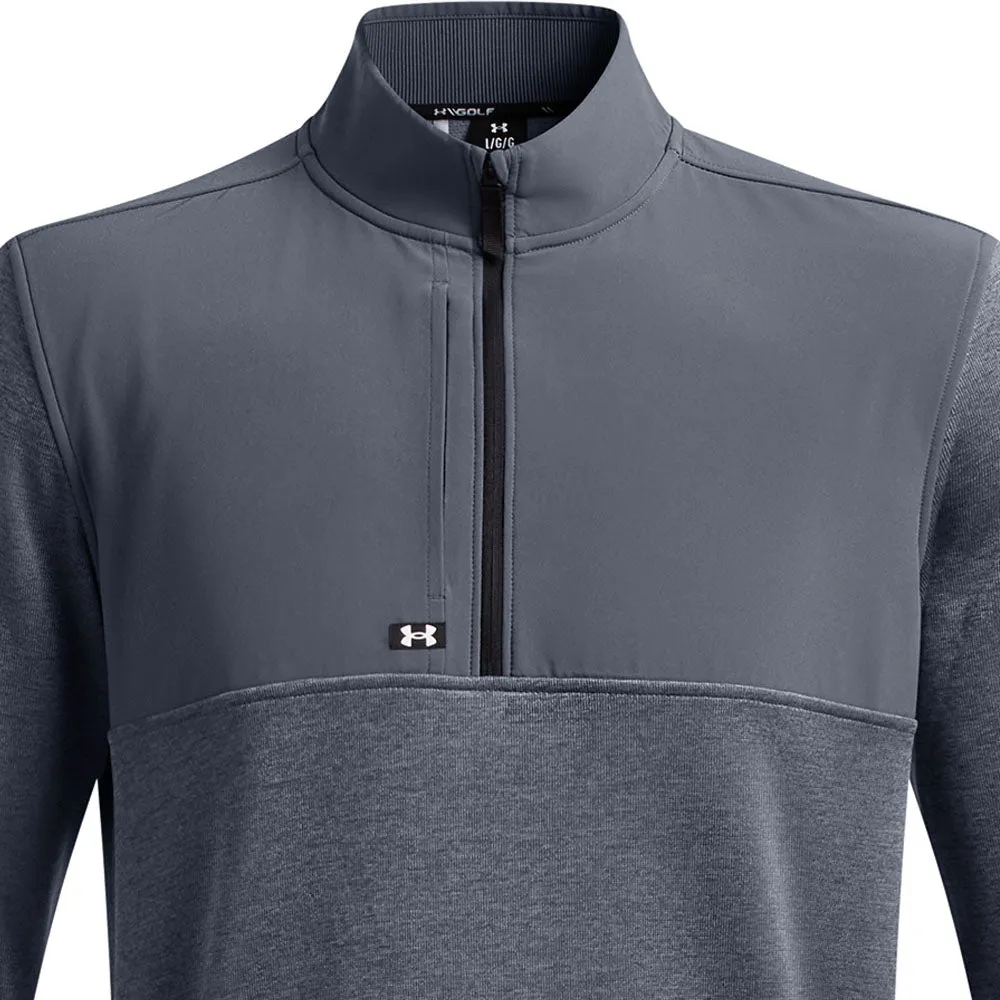 Under Armour Drive Storm Sweater Fleece 1/2 Zip - Downpour Gray/Gravel No Limits, Just Style