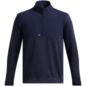 Independence Day Sale Under Armour Drive Storm Sweater Fleece 1/2 Zip - Midnight Navy/Downpour Gray