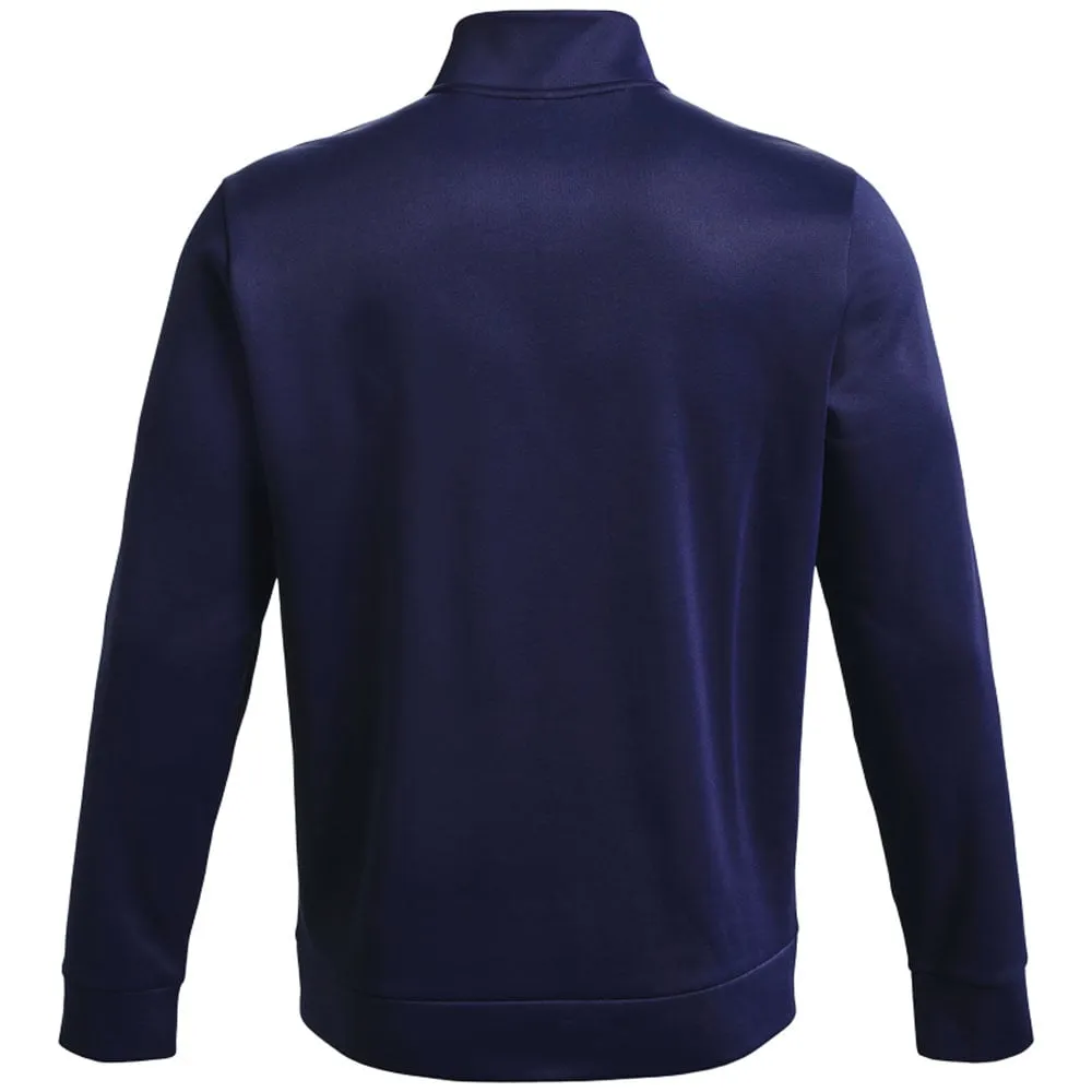 Under Armour Fleece 1/4 Zip Pullover - Midnight Navy All Eyes on You Game-Changer Footwear
