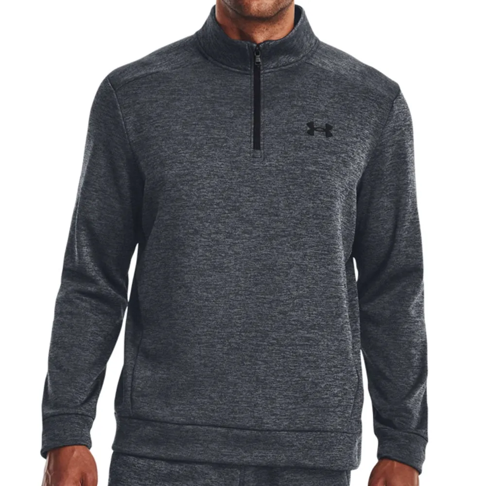 Walk Loud Style Meets Power Under Armour Fleece 1/4 Zip Pullover - Pitch Grey