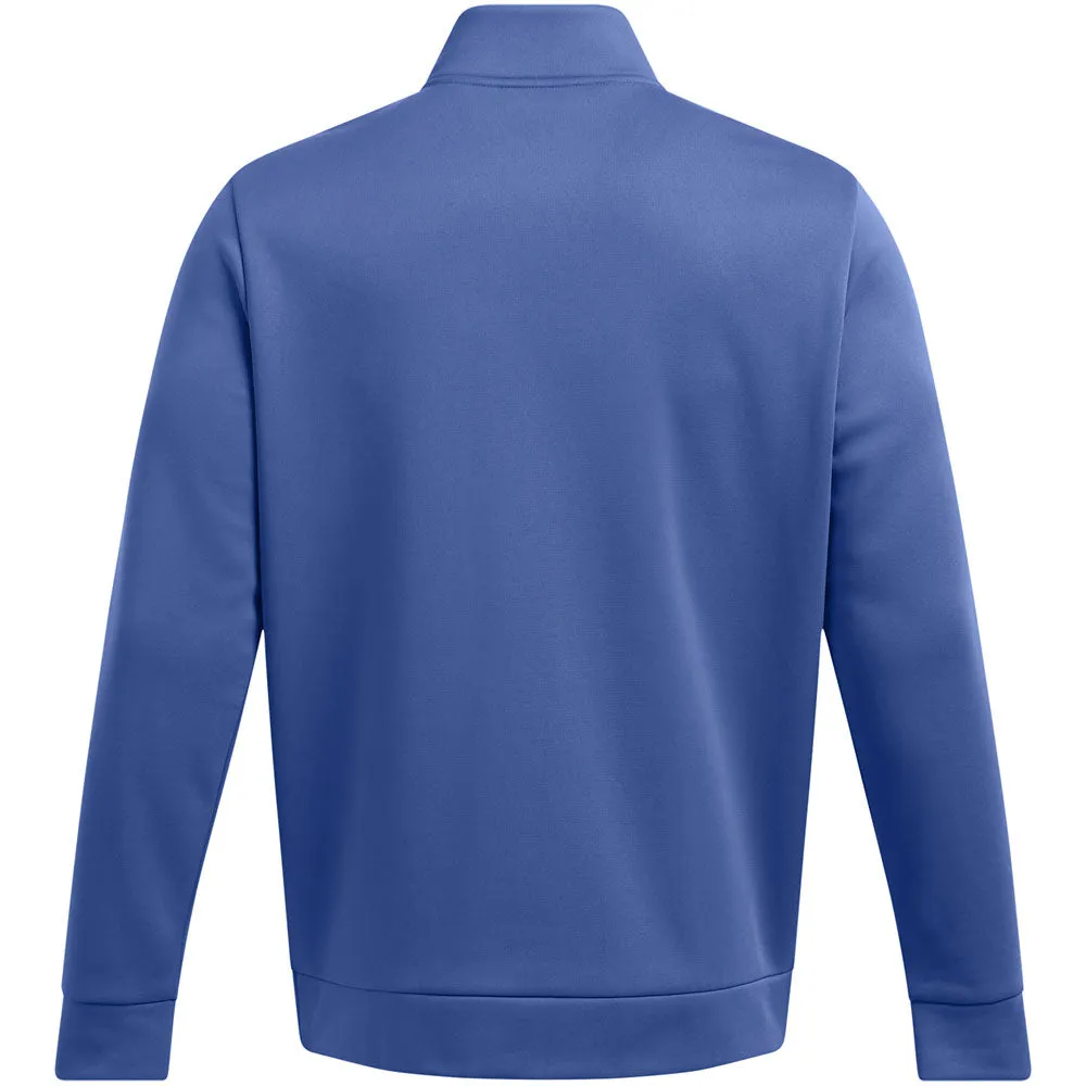 Under Armour Fleece 1/4 Zip Sweater - Tech Blue Performance Unleashed Chase What Moves You