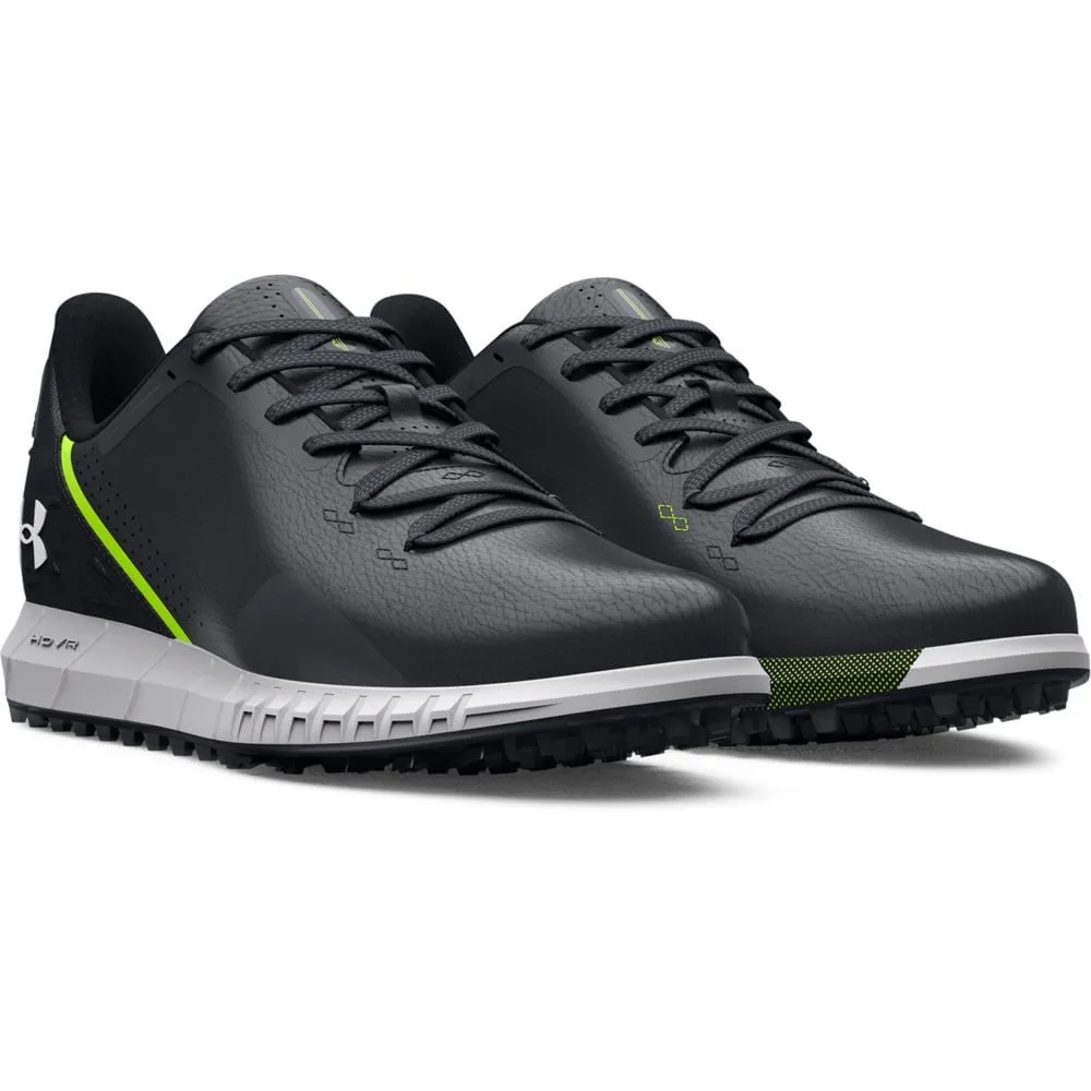 Father's Day Sale Under Armour Hovr Drive Spikeless Waterproof Shoes - Black/Halo Grey