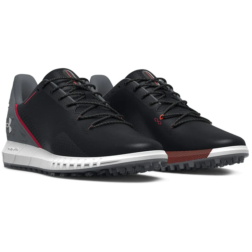 Limited Time Offer Under Armour Hovr Drive Spikeless Wide (E) Golf Shoes - Black