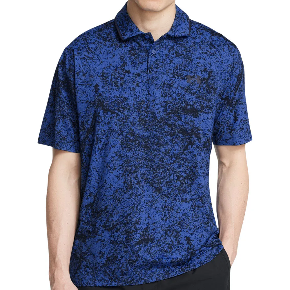 Own the Moment Under Armour Iso-Chill Verge Polo Shirt - Tech Blue/Midnight Navy