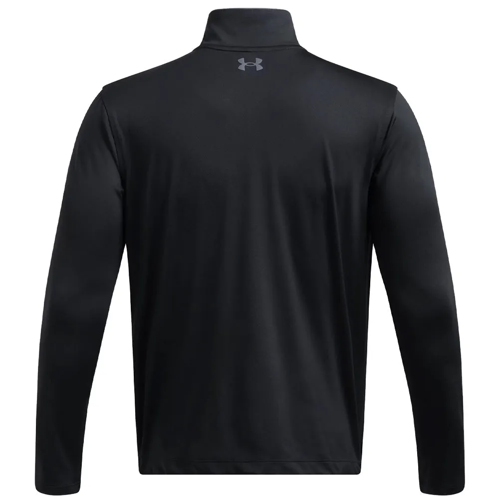 Spring Sale Under Armour Matchplay 1/4 Zip Pullover - Black/Pitch Gray