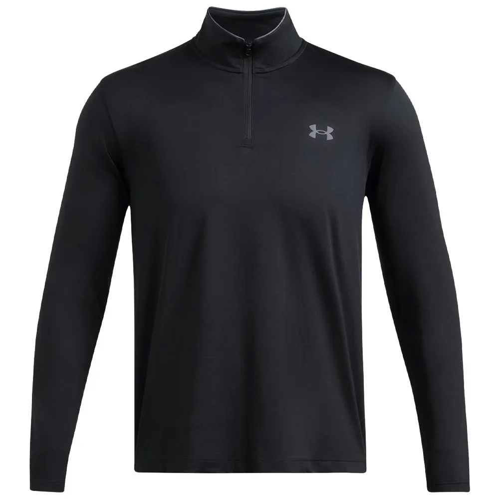 Stride with Confidence Under Armour Matchplay 1/4 Zip Pullover - Black/Pitch Gray