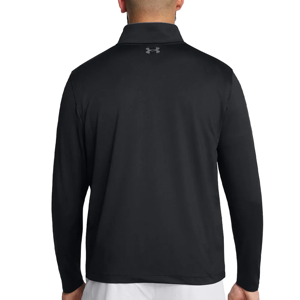 Under Armour Matchplay 1/4 Zip Pullover - Black/Pitch Gray Chase What Moves You All Saints' Day Sale