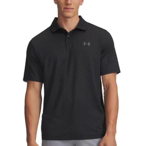 Steal Under Armour Matchplay Printed Polo Shirt - Black/Anthracite/Pitch Gray