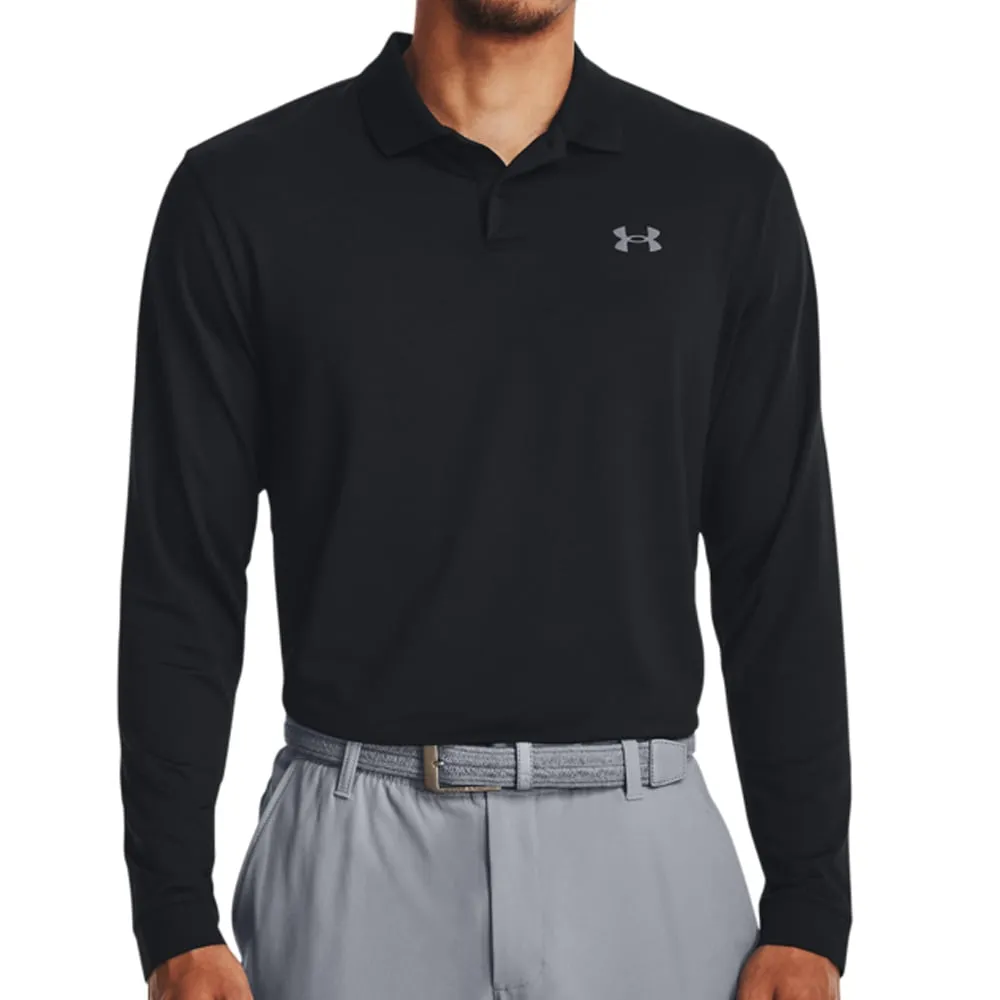 Game-Changer Footwear Under Armour Performance 3.0 Long Sleeve Polo Shirt - Black