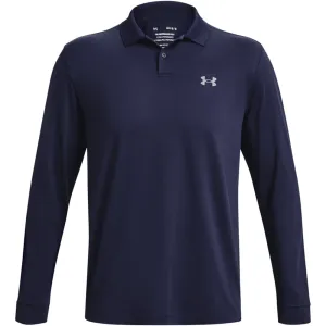 Loud Looks, Smooth Moves Under Armour Performance 3.0 Long Sleeve Polo Shirt - Midnight Navy