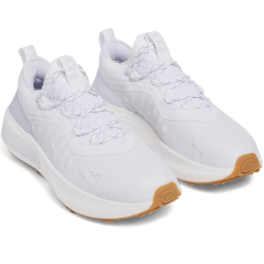 Define Your Own Way Move Beyond Ordinary Under Armour Phantom Fore Spikeless Waterproof Shoes - White/White/Halo Gray