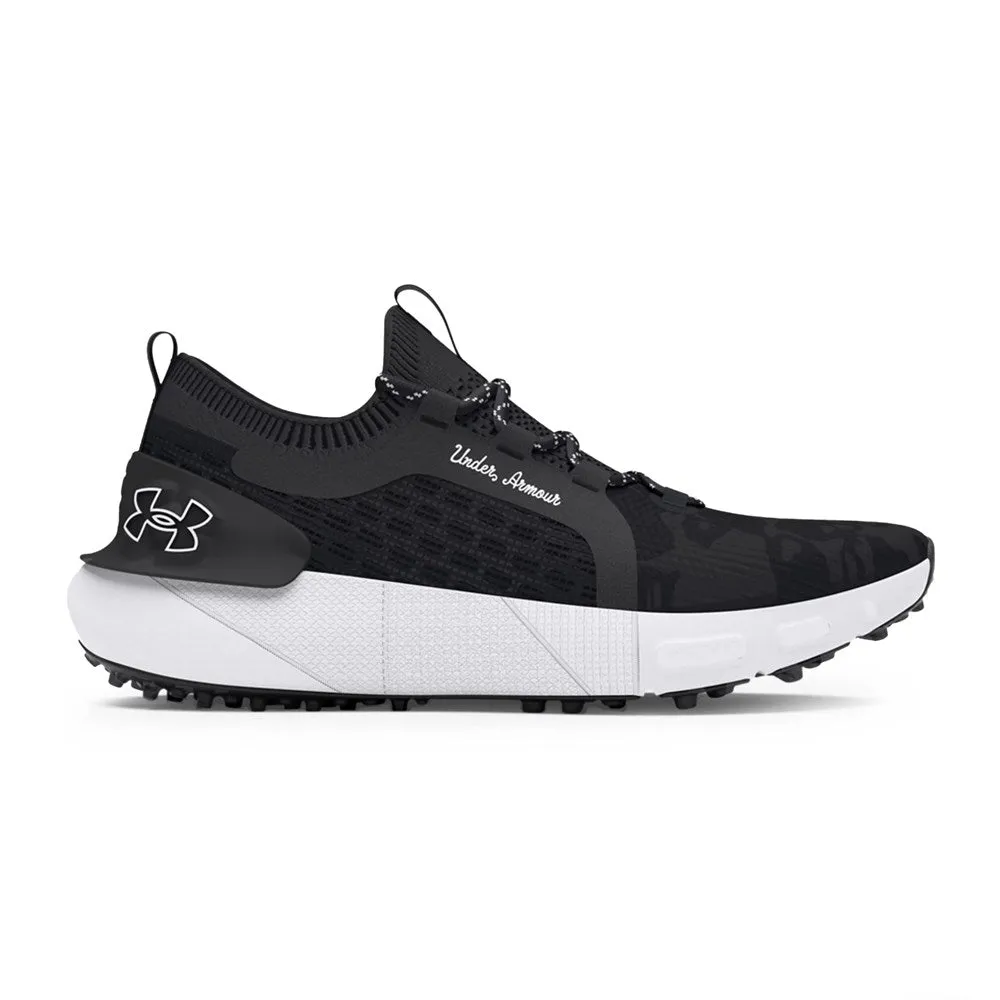 Under Armour Phantom Golf Goin' Under Golf Shoes - Black/White Built for the Bold Born to Stand Out