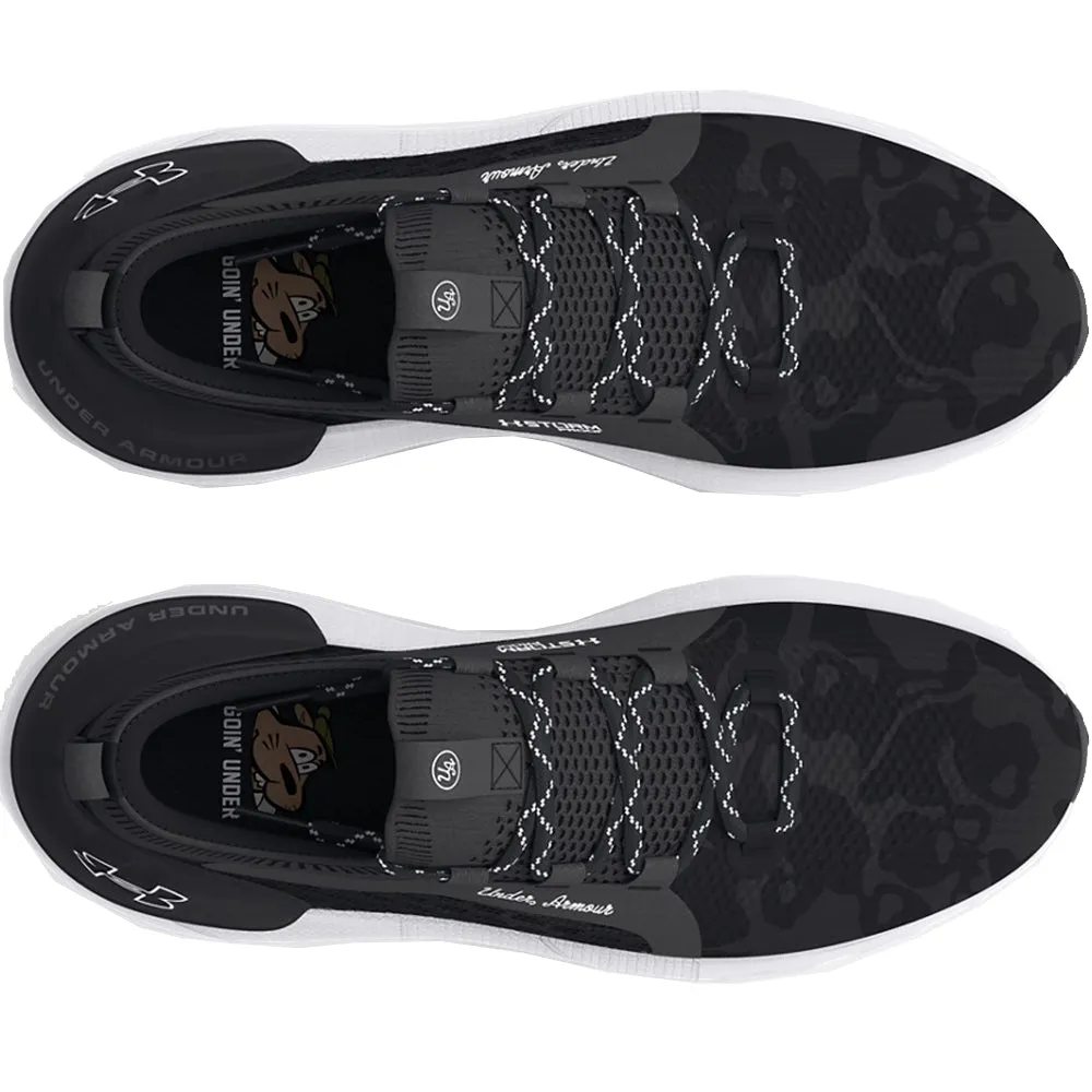 Economical Black Friday Sale Under Armour Phantom Golf Goin' Under Spikeless Waterproof Shoes - Black/White/Black