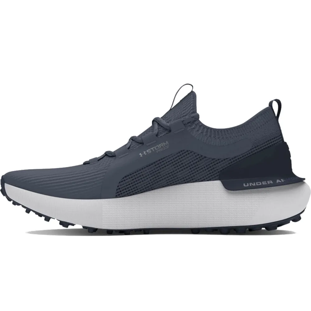 Under Armour Phantom Golf Spikeless Waterproof Shoes - Downpour Gray/Midnight Navy/Metallic Silver Define Your Own Way