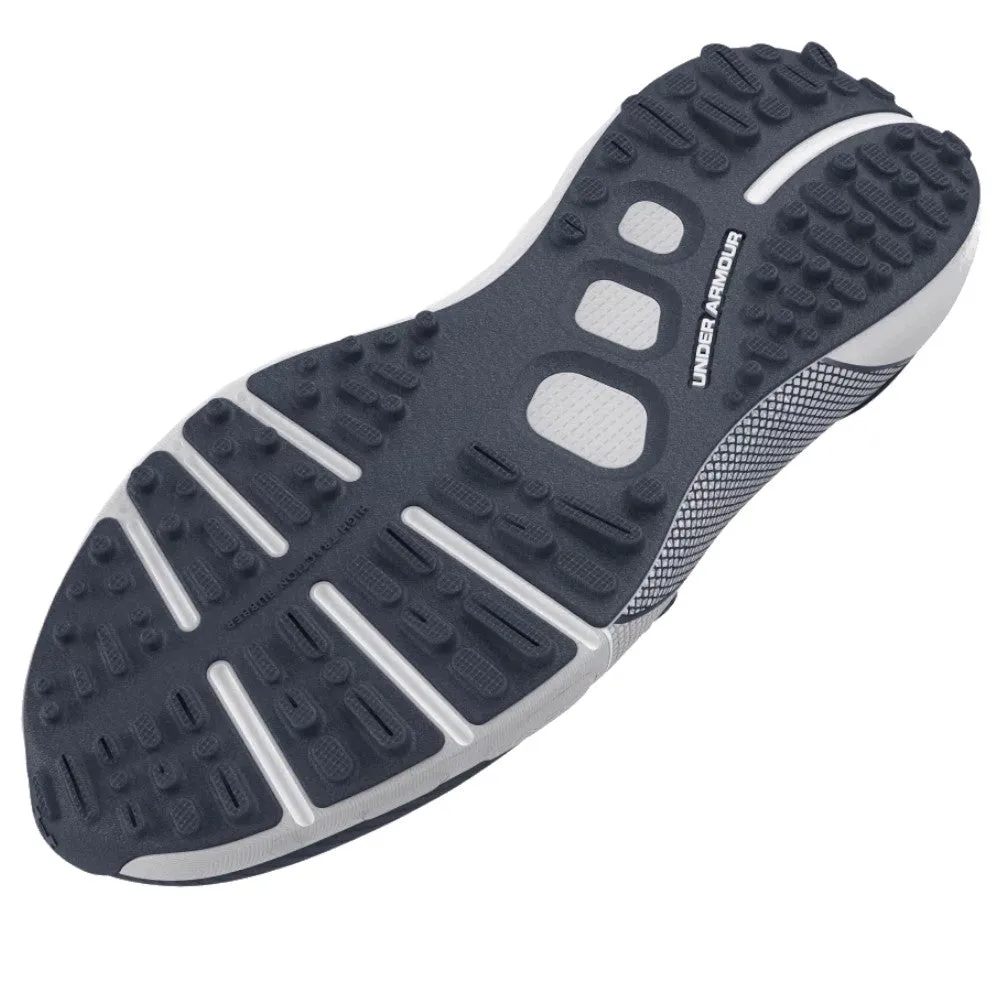 Under Armour Phantom Golf Spikeless Waterproof Shoes - Downpour Gray/Midnight Navy/Metallic Silver Dress from the Feet Up