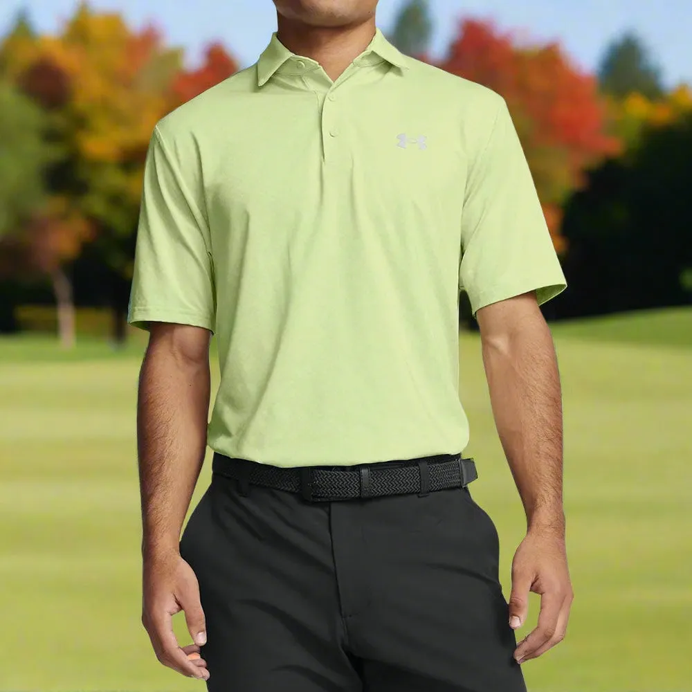 Born to Stand Out Easter Sale Under Armour Playoff 3.0 Check Jaq Polo Shirt - Retro Green/White