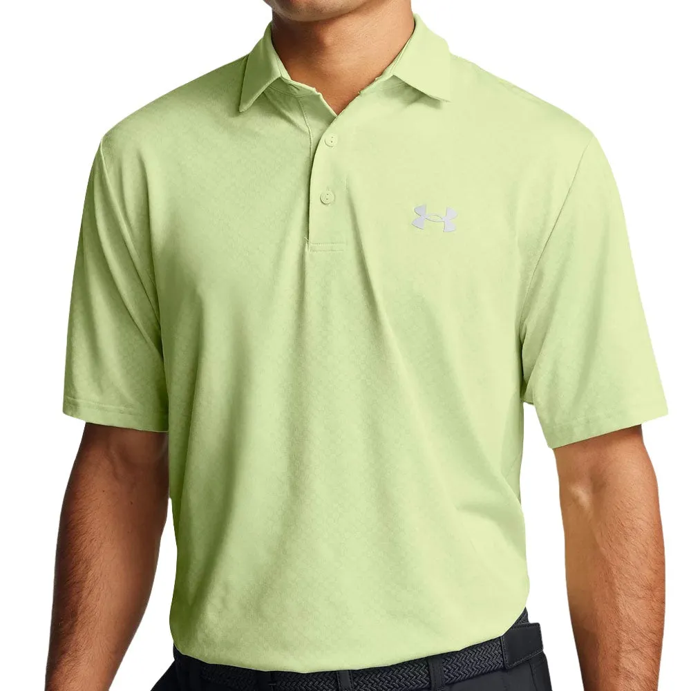 Great Value Under Armour Playoff 3.0 Check Jaq Polo Shirt - Retro Green/White