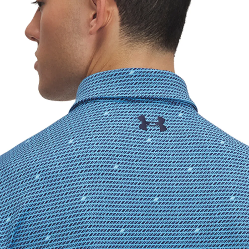 Deal Of The Century Command Attention Under Armour Playoff 3.0 Printed Polo Shirt - Ether Blue/Midnight Navy