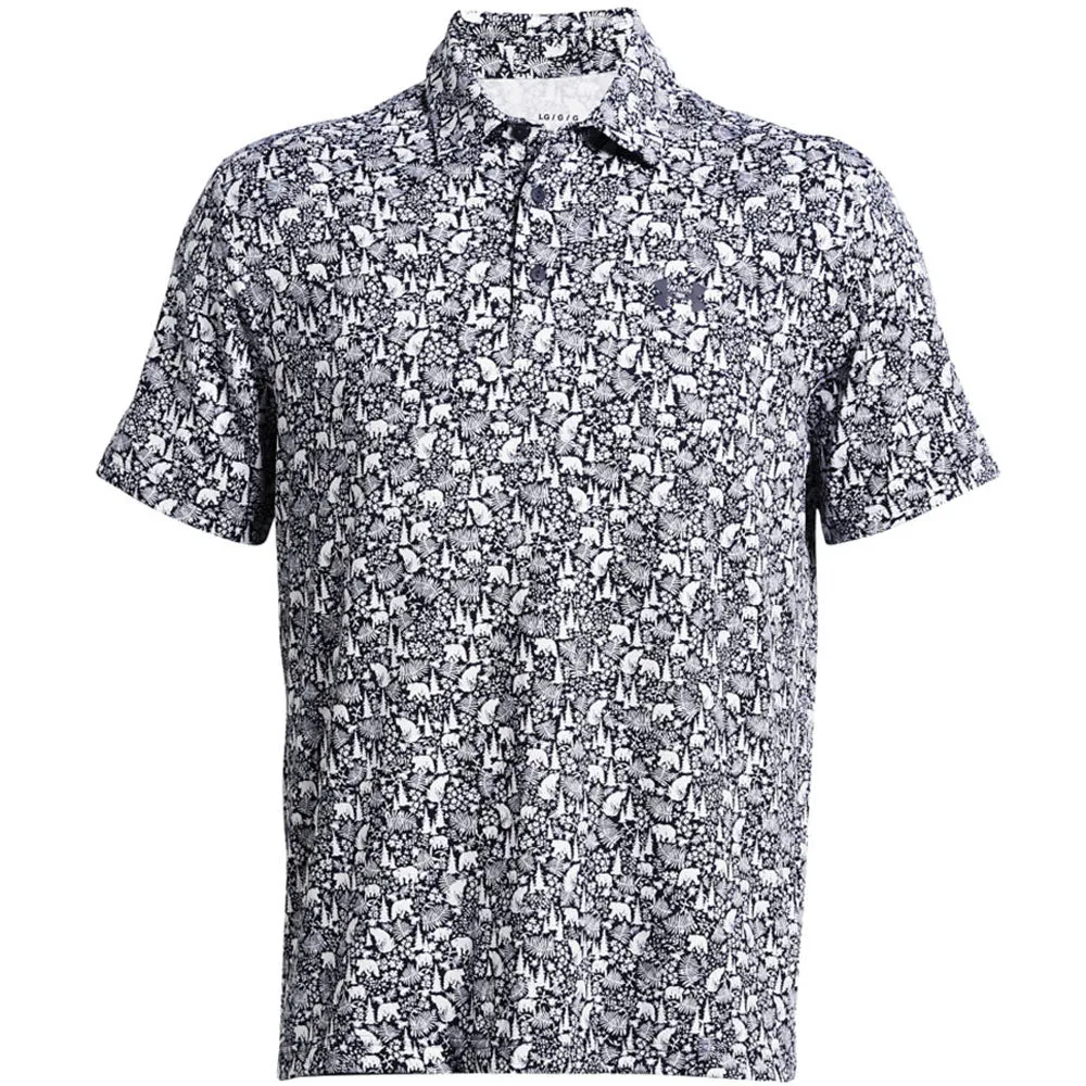 Under Armour Playoff 3.0 Printed Polo Shirt - Midnight Navy/Midnight Navy Unapologetically You Make a Statement