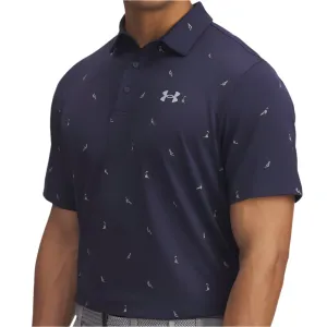 Under Armour Playoff 3.0 Printed Polo Shirt - Midnight Navy/Steel Not for the Ordinary