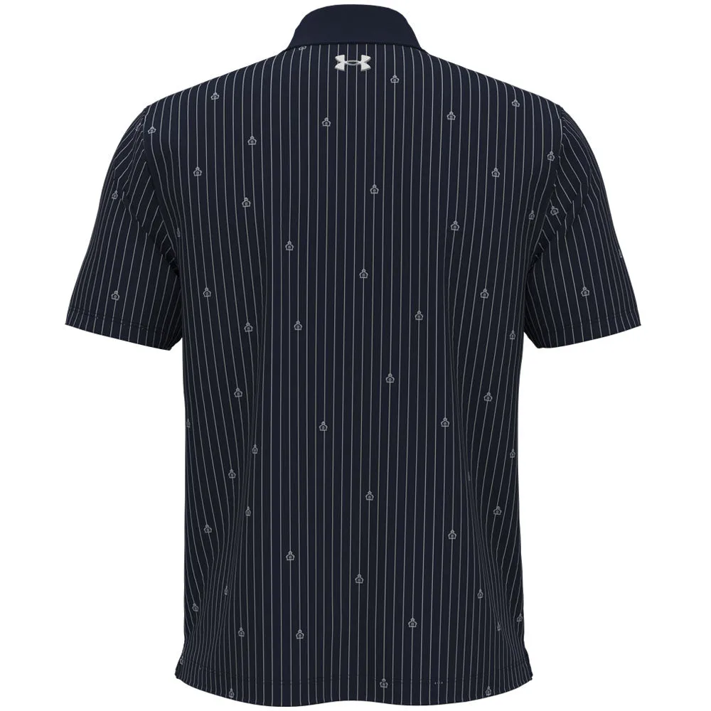 Under Armour Playoff 3.0 Printed Polo Shirt - Midnight Navy/White Own the Moment