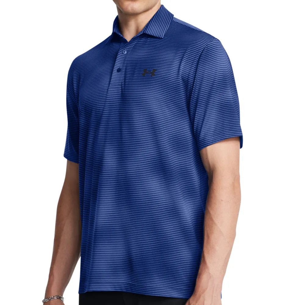 Under Armour Playoff 3.0 Printed Polo Shirt - Tech Blue/Black Not for the Ordinary