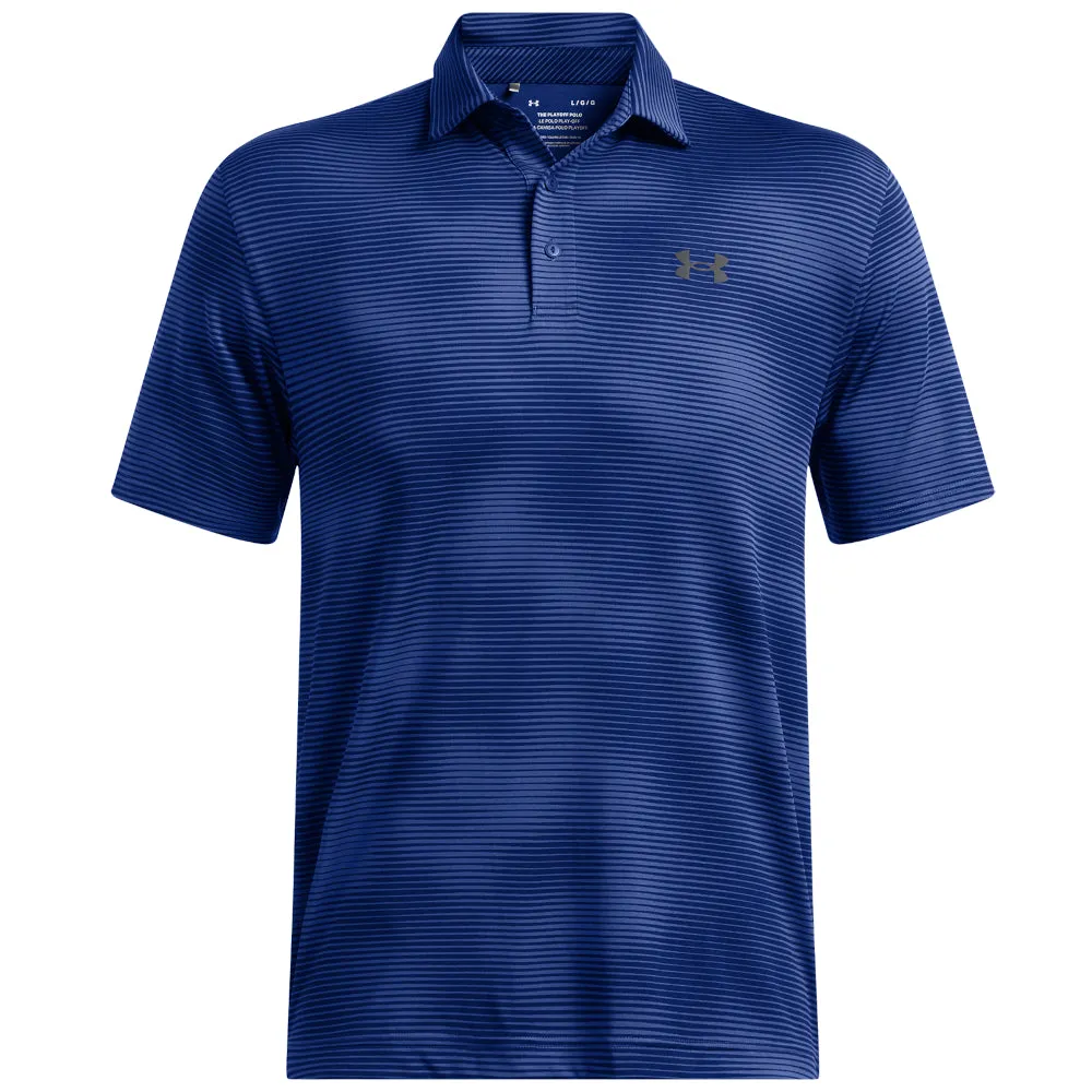 Under Armour Playoff 3.0 Printed Polo Shirt - Tech Blue/Black Rule the Streets Own the Vibe