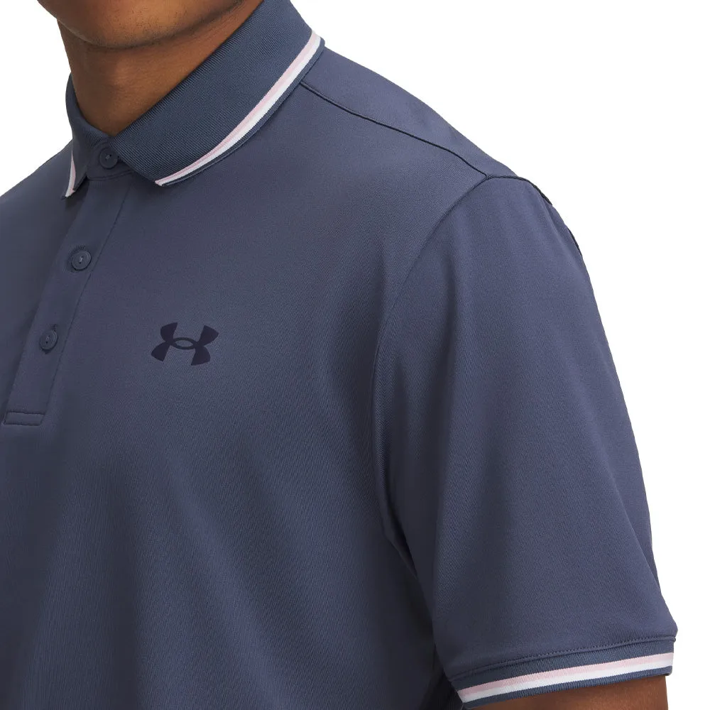 Under Armour Playoff 3.0 Rib Polo Shirt - Downpour Grey/Prime Pink/Midnight Navy Define Your Own Way Cyber Monday Sale