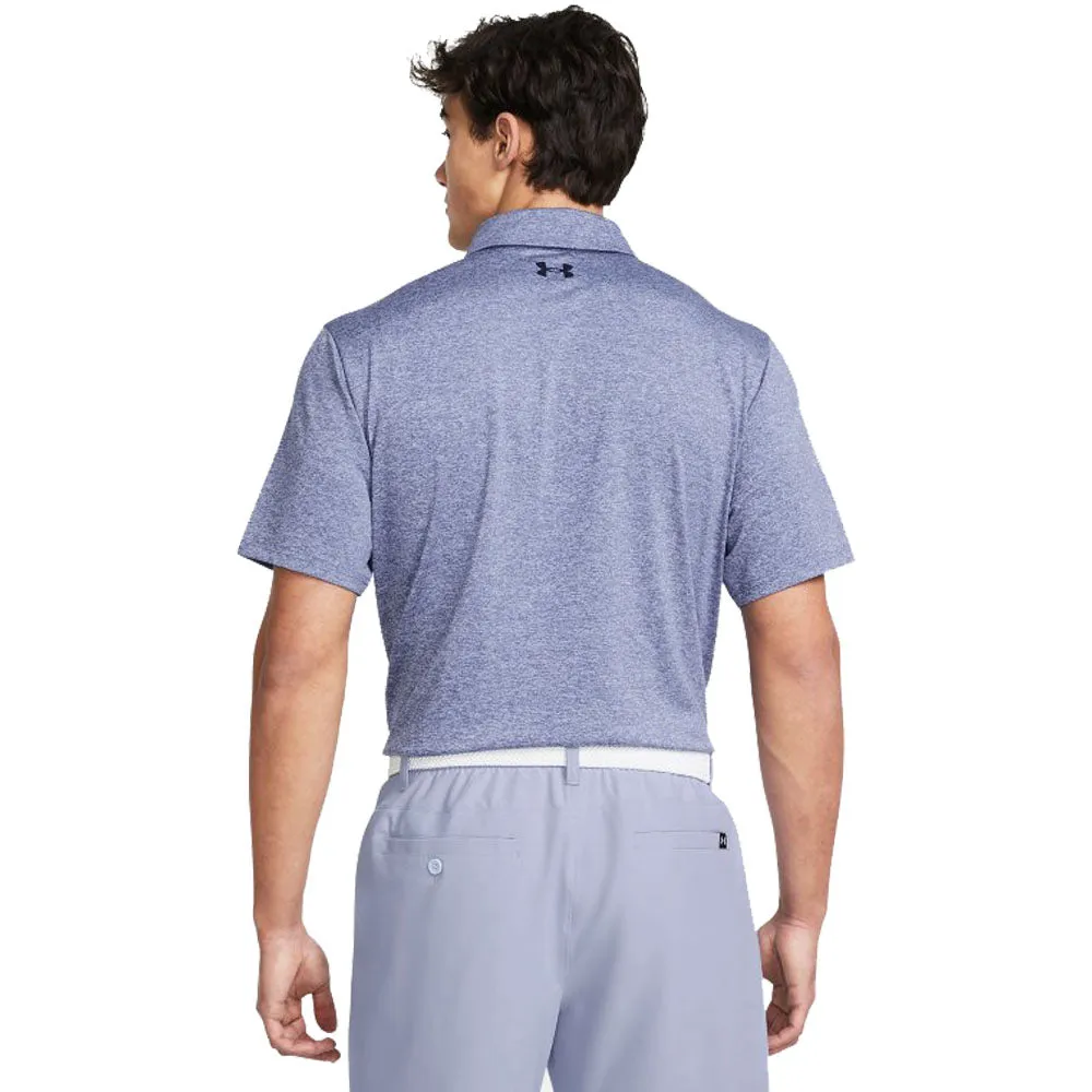 Under Armour Playoff 3.0 Stripe Polo Shirt - Celeste/Vapor Green/Starlight Built for the Bold Step Into Strength