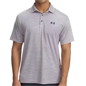 Under Armour Playoff 3.0 Stripe Polo Shirt - Prime Pink/Midnight Navy/Midnight Navy Black Friday Deal