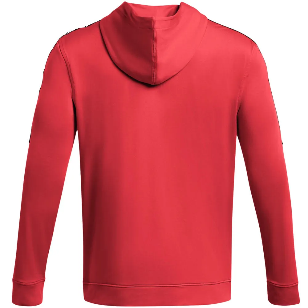 Own the Moment Under Armour Playoff Hoodie - Red Solstice/Black/White