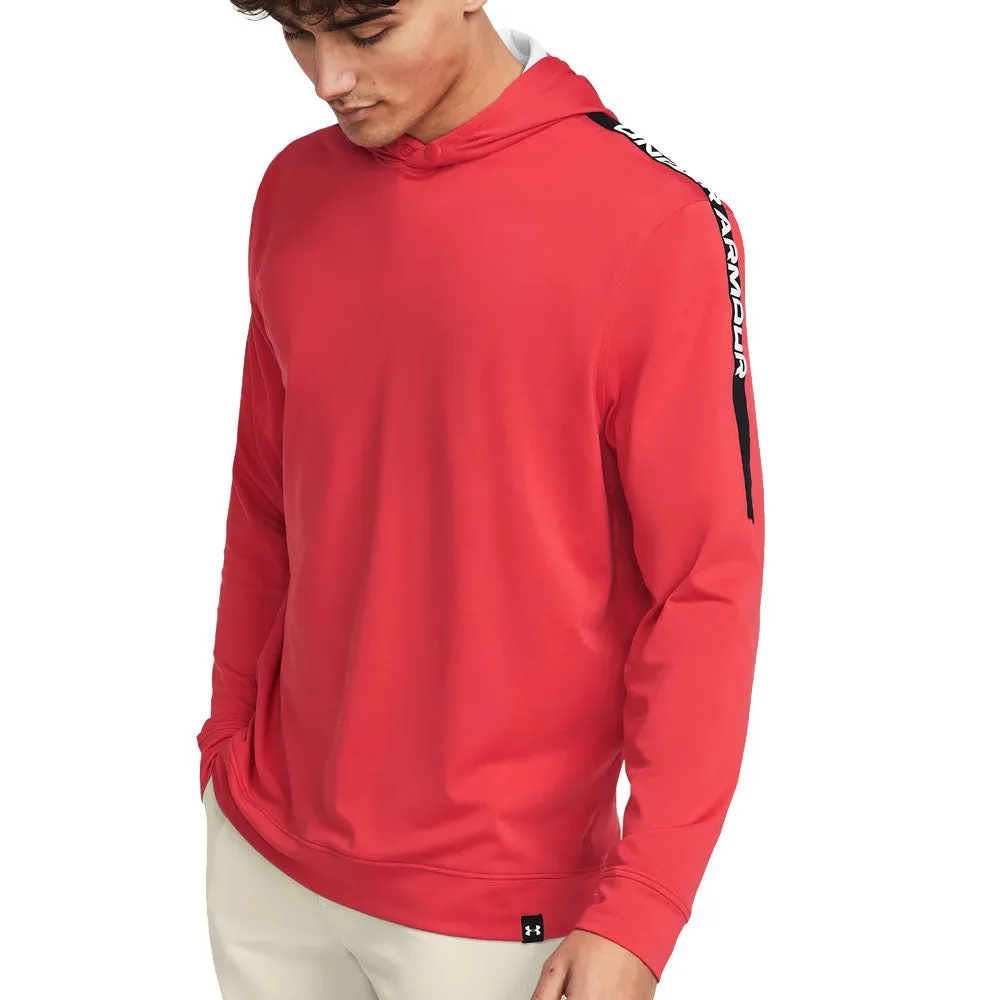 Loud Looks, Smooth Moves Under Armour Playoff Hoodie - Red Solstice/Black/White