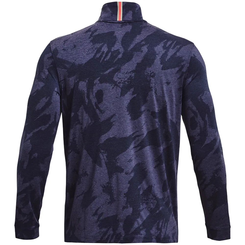 Exclusive Deal Under Armour Playoff Jacquard 1/4 Zip Pullover - Midnight Navy