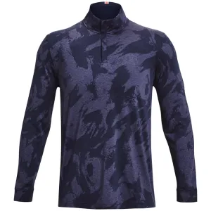 Under Armour Playoff Jacquard 1/4 Zip Pullover - Midnight Navy Chase What Moves You Memorial Day Sale