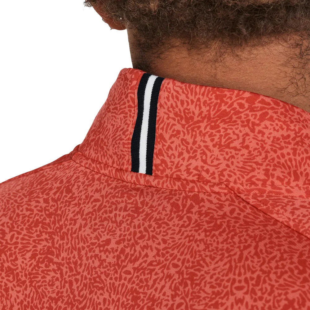 Under Armour Playoff Printed 1/4 Zip Pullover - Coho/Red Solstice/Black Fearlessly You Halloween Sale