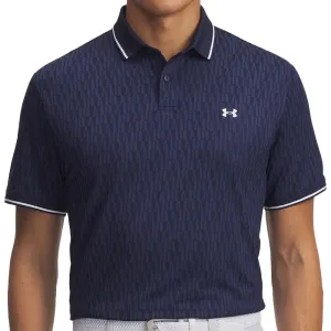 Walk Loud Special Offer Under Armour Playoff Sport Jacquard Polo Shirt - Midnight Navy/White