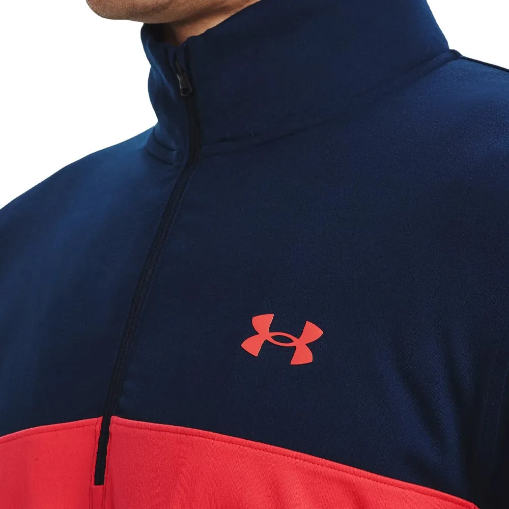 Designed to Dominate Holiday Sale Under Armour Storm 1/2 Zip Pullover - Academy/Rush Red