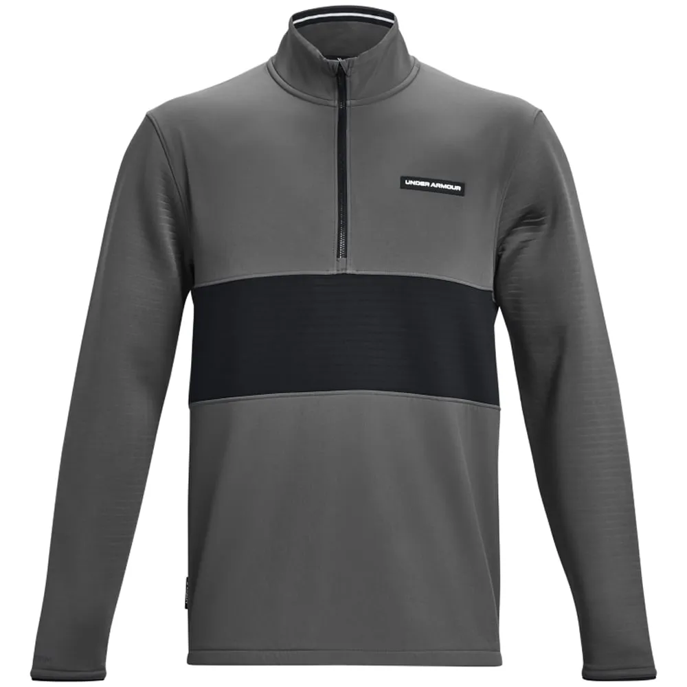 Confidence Starts Here Under Armour Storm Daytona 1/2 Zip Pullover - Castlerock/White