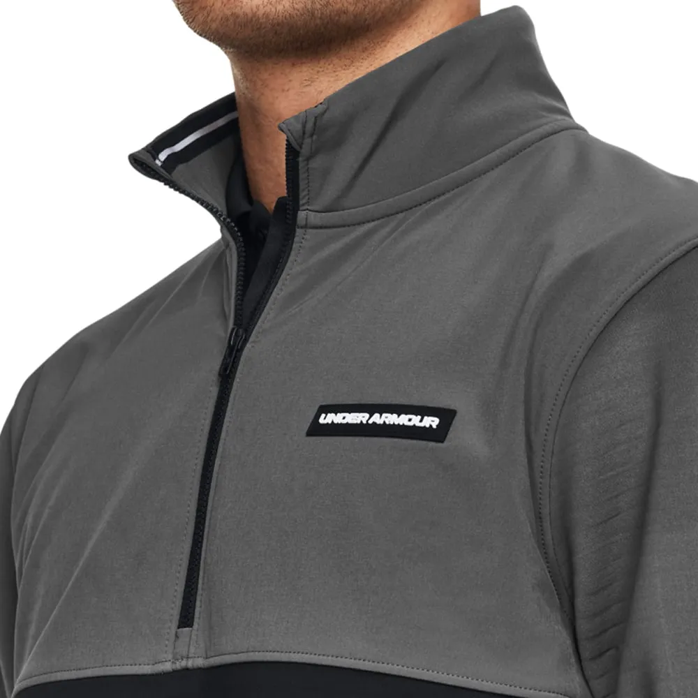 Not for the Ordinary Style Meets Power Under Armour Storm Daytona 1/2 Zip Pullover - Castlerock/White
