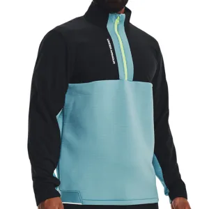 Easter Sale Under Armour Storm Daytona 1/2 Zip Sweater - Black/Still Water/Reflective
