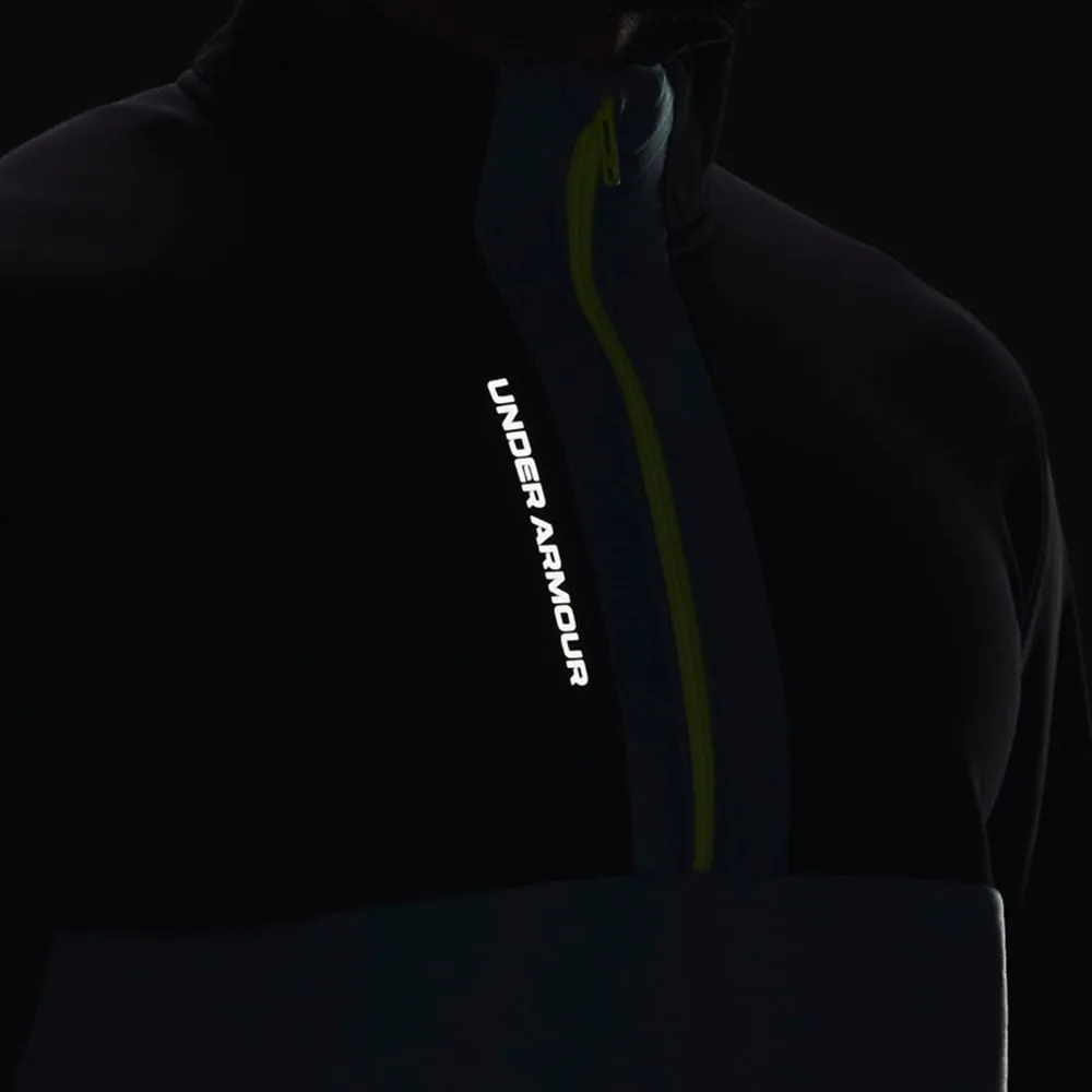 Break Boundaries Under Armour Storm Daytona 1/2 Zip Sweater - Black/Still Water/Reflective
