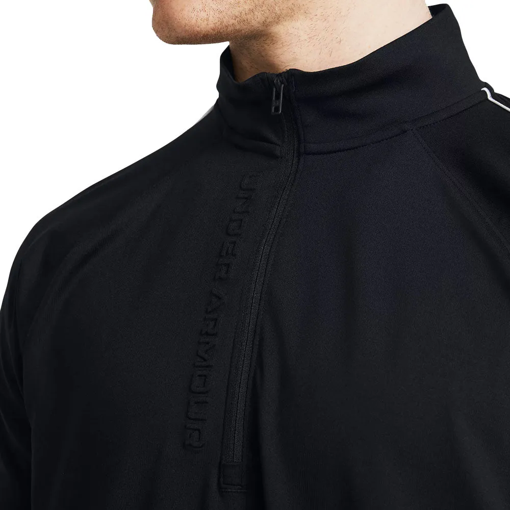 Built for the Bold Rule the Streets Under Armour Storm Midlayer 1/2 Zip Pullover - Black/White