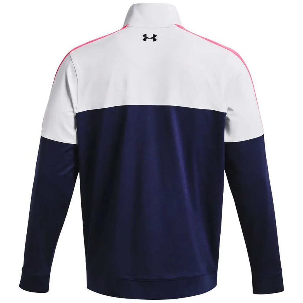 Under Armour Storm Midlayer 1/2 Zip Pullover - Midnight Navy/White Sweetest Day Sale