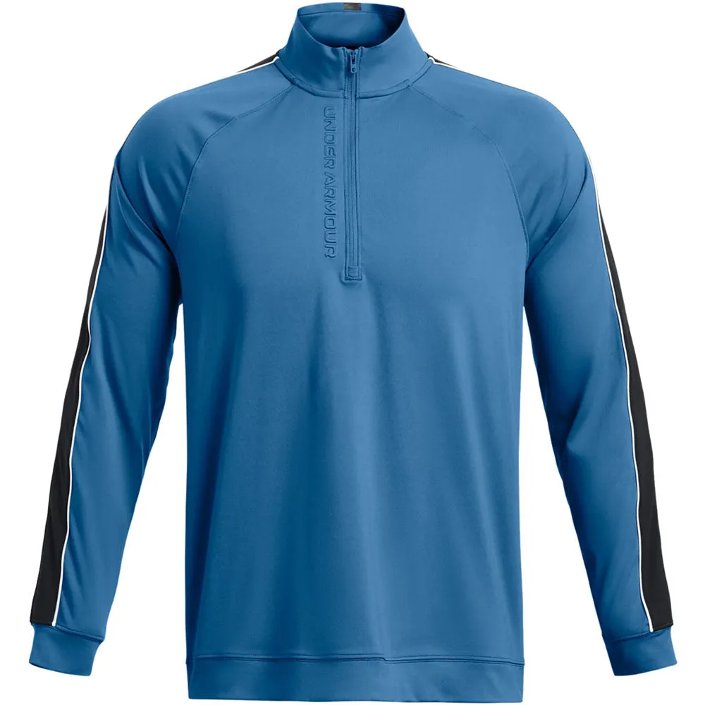 Chase What Moves You Special Offer Under Armour Storm Midlayer 1/2 Zip Pullover - Photon Blue/Midnight Navy/White